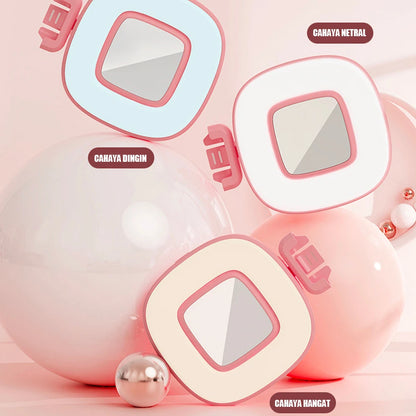 1.3m Portable Selfie Stick Retractable Tripod Phone Stand with Dual Fill Lights 360° Rotating Photography Live Streaming Devices