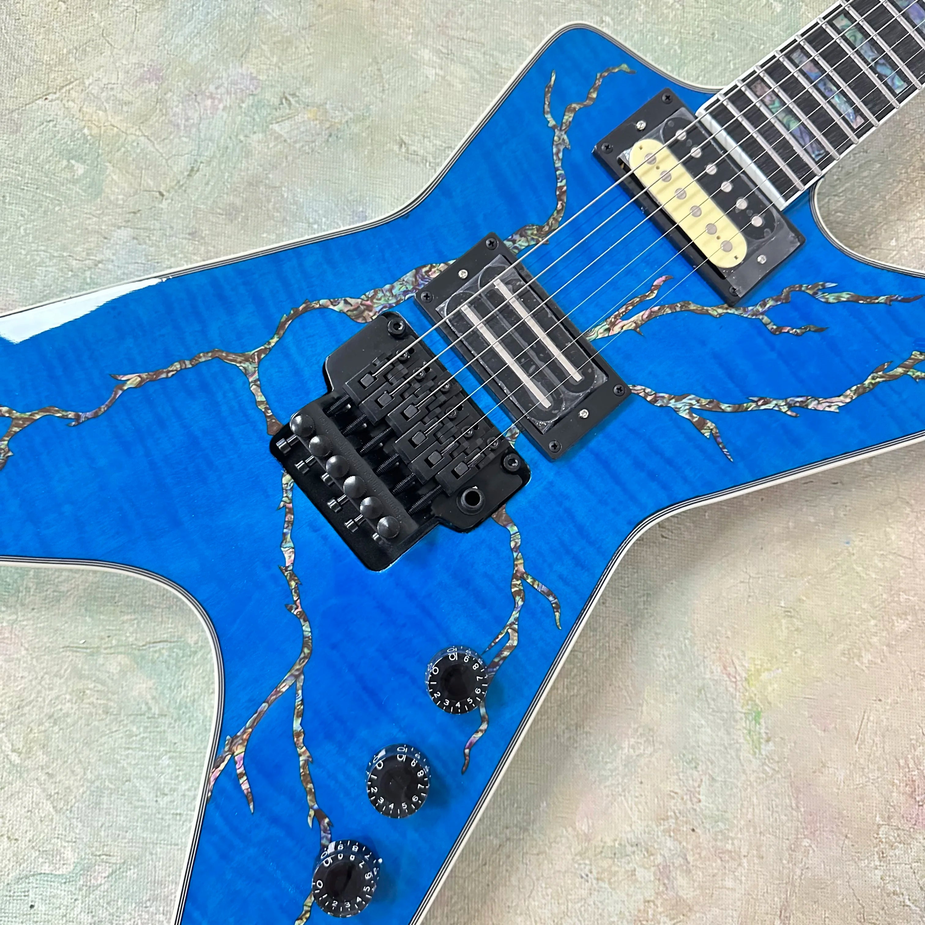 Ship from US Electric Guitar Factory Bluefin Washburn Dimebag Darrell Electric Guitar-Themed Gift Free Shipping | Kimlud...
