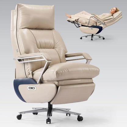 M80A Dual Motor Electric Executive Oice Chair with ootrest, Comortable Reclining Oice Chair Wide Seat, Big and Tall...