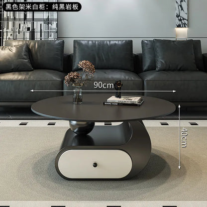 Drawers Aesthetic Coffee Table Minimalist Storage Simple Italian Coffee Table Writing Service Mesa Auxiliar Home...