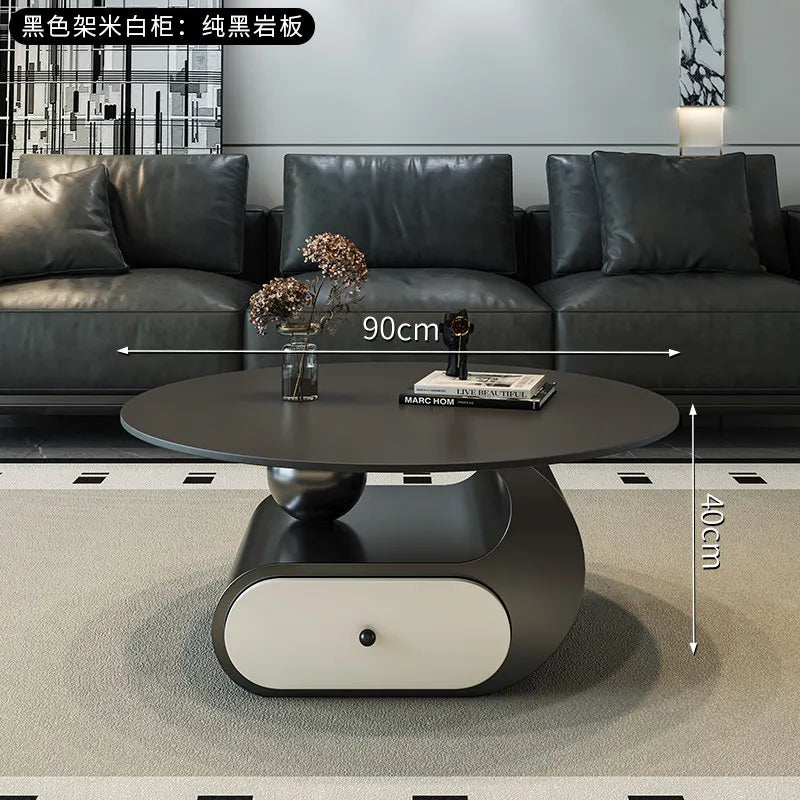 Drawers Aesthetic Coffee Table Minimalist Storage Simple Italian Coffee Table Writing Service Mesa Auxiliar Home...