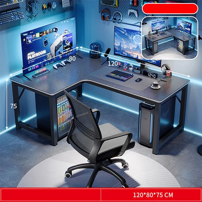 Home office computer table l shape desk gaming