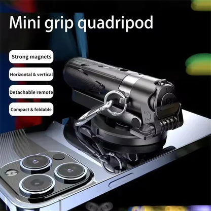Pocket Mini Bluetooth Magnetic Selfie Stick Telescopic Multifunctional Tripod Stand for IPhone Android Magsafe Travel Monopod