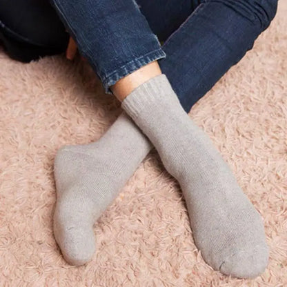 2025 New Winter Super Thicker Warm Socks Wool Male Men Women Socks Solid Socks Merino Wool Socks Against Cold Snow Terry Socks - Kimlud