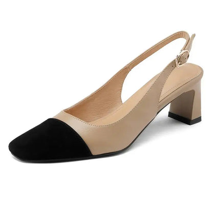 MORAZORA Big Size 34-43 New Genuine Leather Shoes Women Sandals Slingbacks Summer Shoes High Heels Party Wedding Shoes |...