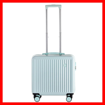 Front Opening Travel Suitcase Universal Wheel Rolling Luggage Bag Men and Women Lightweight Boarding Trolley Case18 20 Inch