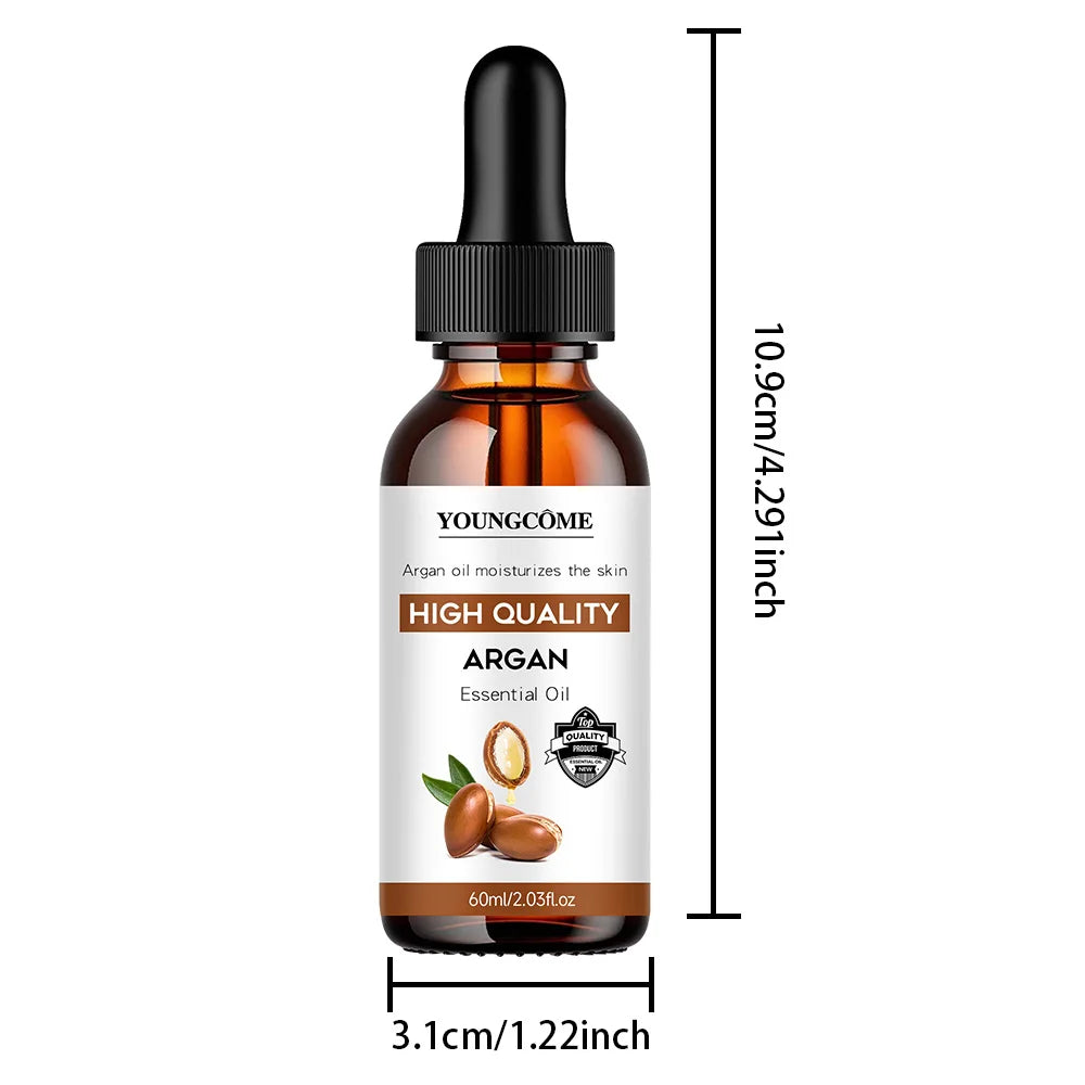 Argan Oil Soft Moisturize Body Skin Adds Shine Enhances natural luster for healthy-looking hair Repairs Damage...