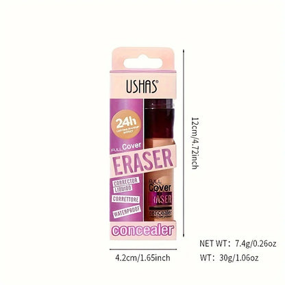New Sponge Head Concealer for Dark Circles Freckles Acne Pigmentation and Blemishes Long Lasting Moisturizing Liquid Foundation - Kimlud