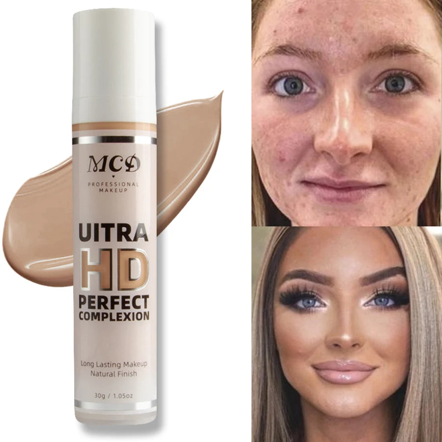 9 Shade Full Coverage Concealer Liquid Foundation makeup high coverage Base makeup cushion Foundation cream Natural...