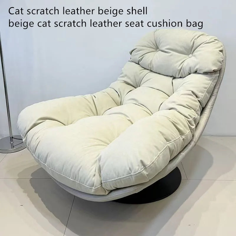 Modern Luxury Lounge Chair for Living Room Study Balcony Single Seat Swivel Leisure Chair Reading Lazy Sofa for Room...