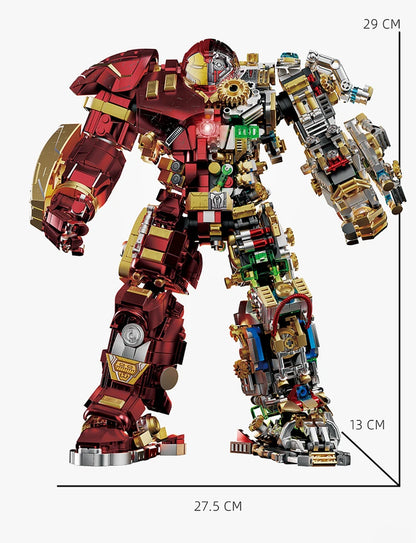 2700+pcs Iron Heroes Blocks Action Figures Mark Building Sets Buster Mech DIY Brick Collectible Toys for Boys Adult Kids Gifts
