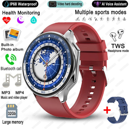 For OPPO Watch X High-End Business Watch Men 32Gb Memory Video Playback Smart Watch Sports Fitness Waterproof Bracelet 2025 New