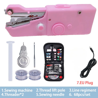 Sewing machine household small multi-function portable mini DIY manual tailor sewing machine manual sewing machine - Kimlud