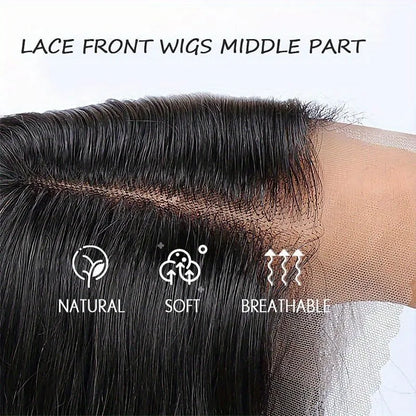 Body Wave Lace Front Human Hair Wigs 200 Density 13x4 Glueless Body Wave Human Hair Wigs For Woman 13x6 HD Lace Human Hair Wig - Kimlud