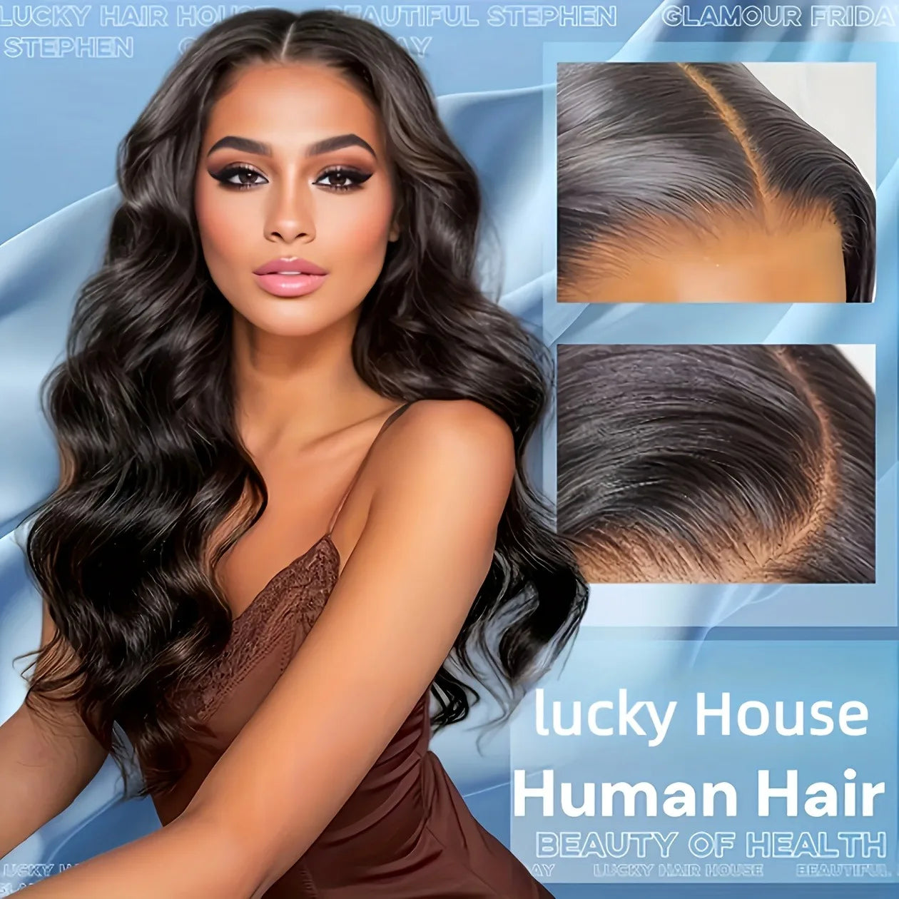 Body Wave Lace Front Human Hair Wigs 200 Density 13x4 Glueless Body Wave Human Hair Wigs For Woman 13x6 HD Lace Human Hair Wig - Kimlud