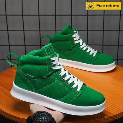 Sneakers men Flat Platform Shoes  Fashion Breathable Thick bottom Running Casual High Top Shoes Ladies