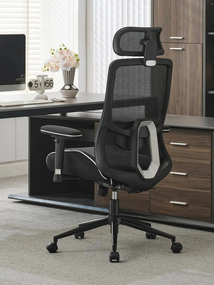 Free Shipping 400 LBS High Back Mesh Ergonomic Office Chair with 4.33inch Thicken Seat - Kimlud