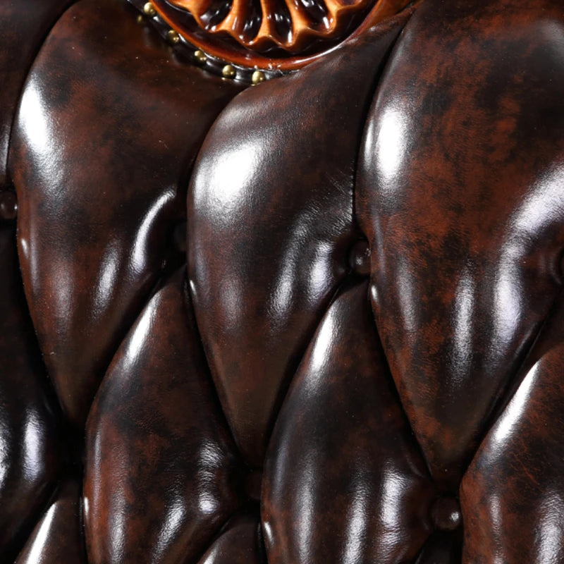 European Simple Bed Leather Princess Adult Aesthetics Design Square Bed Bedroom Queen Sleeping Muebles Lounge Suite...