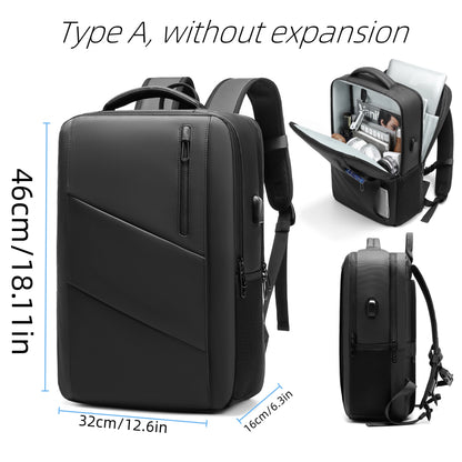 Mens Business Laptop Backpack Large Capacity Expandable Backpack Waterproof USB Travel backpacks men camping Mochaila