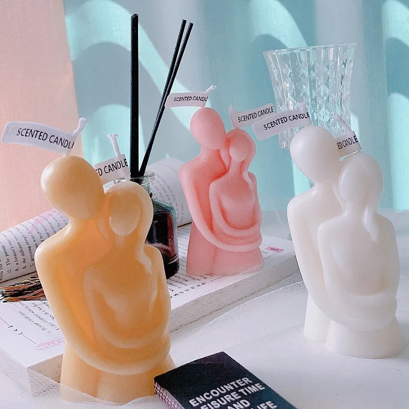 Wedding Supplies Couple Candle 520 Creative Gift To Hug Men And Women Warm Love Shaped Aromatherapy Candle