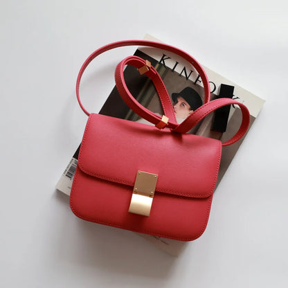 UBELLIN Large Women Handbag Bag Single Flap Lock Fashion Interior Compartment Solid Luxury Shoulder Bags Handbags 2024 - Kimlud
