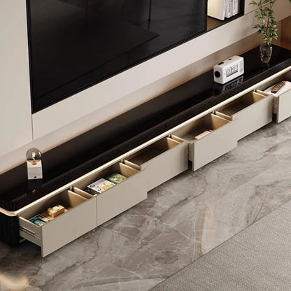 Elegant Space Saving TV Stand Eco Friendly Materials Sustainable Modern Aesthetics TV Stand Sliding Doors Living Room Furniture - Kimlud