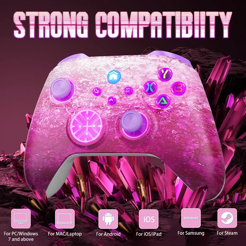 WIFI Gamepad For Xbox One,Xbox Seris S/X PC Dual Vibration 6-axis Gyro Hall Effect Trubo FUNC Wireless Controller Gaming Consola