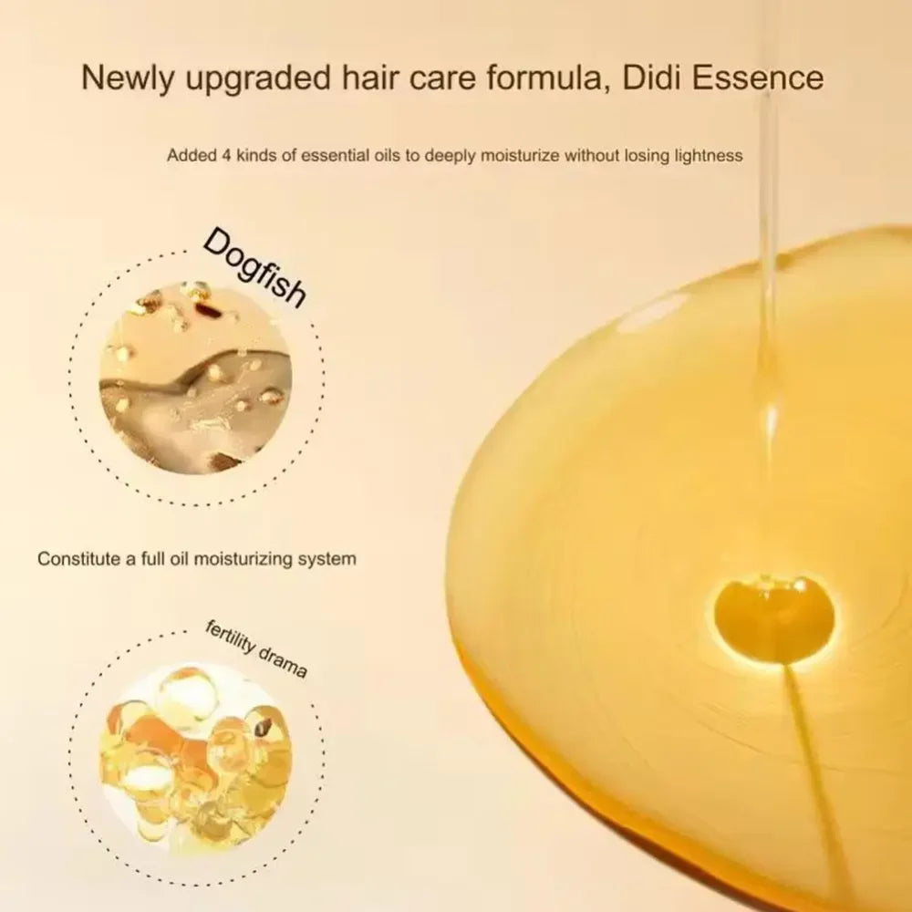 Lightweight Hair Oil Mist Serum, Botanical Extracts Hair Treatment for Split Ends,Frizz & Flyaways,Nourishing...