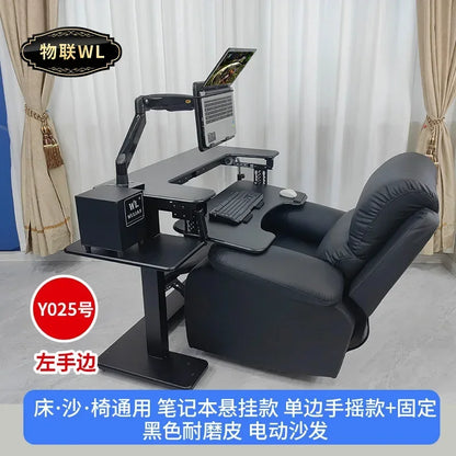 Computer desk bed notebook desktop computer desk bedside table lifting table lazy table cockpit suspension bracket - Kimlud