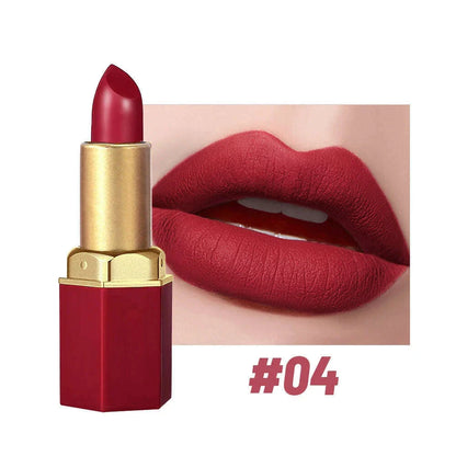 SAM SUGAR 6-Color Matte Lipstick ,  Non-Stick Cup Long-Lasting Velvet Finish, Smooth Matte Lip Color Waterproof Smudge-proof