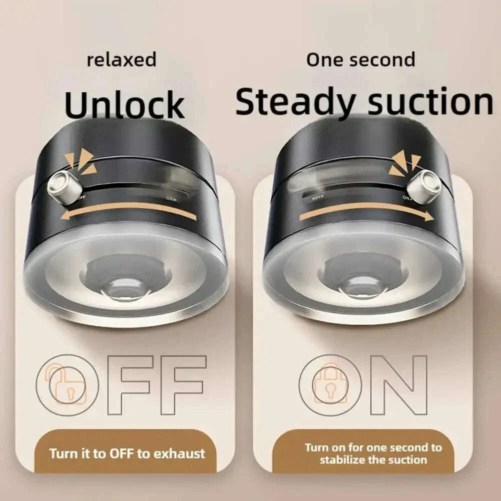 Double-Sided Suction Cup Bracket for Car Mount Mobile Phone Holder Magnetic Vacuum Adsorption Ultra Stable Suction Cup Bracket