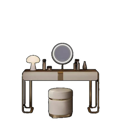 Bedroom Led Light Dressing Table Mirror Luxury Drawer European Dressing Table Girls Makeup Tocador De Maquillaje...