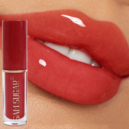 Long Lasting Plumping Lip Gloss Moisturizing Waterproof Non Stick Cup Water Gloss Liquid Lipstick Mini Lip Gloss Makeup...