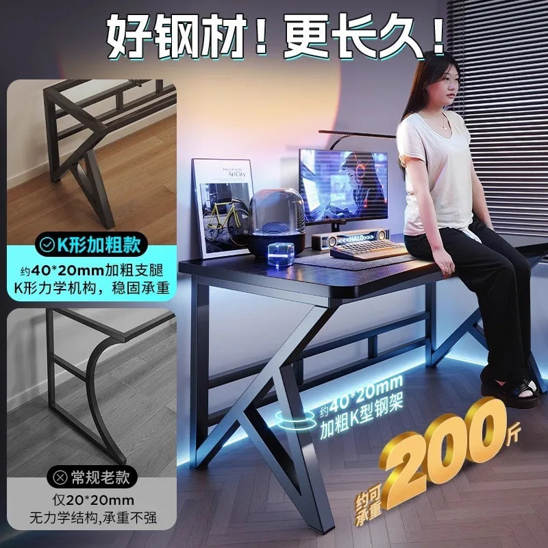 Desktop computer table Home use gaming table Bedroom table Simple desk Study Student desk - Kimlud