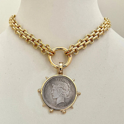 pearl Vintage horse coin Pendant Choker Clavicle Chain Necklace For Women Girl Punk Collares Aesthetic Jewelry Gifts |...
