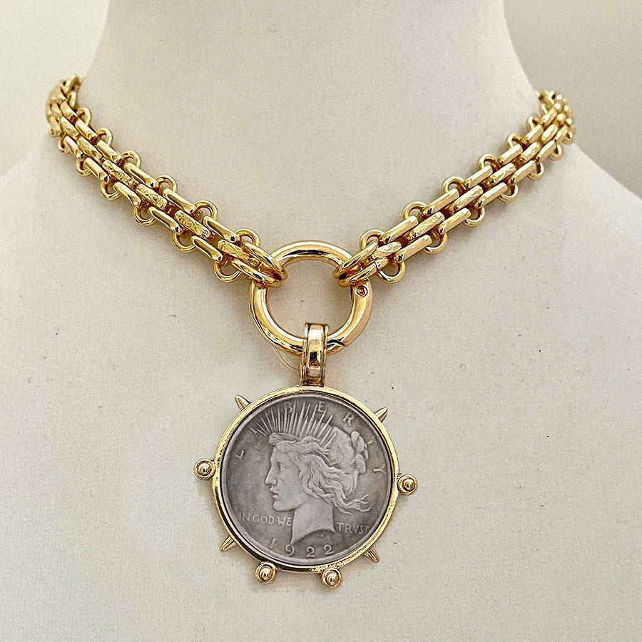 pearl Vintage horse coin Pendant Choker Clavicle Chain Necklace For Women Girl Punk Collares Aesthetic Jewelry Gifts |...