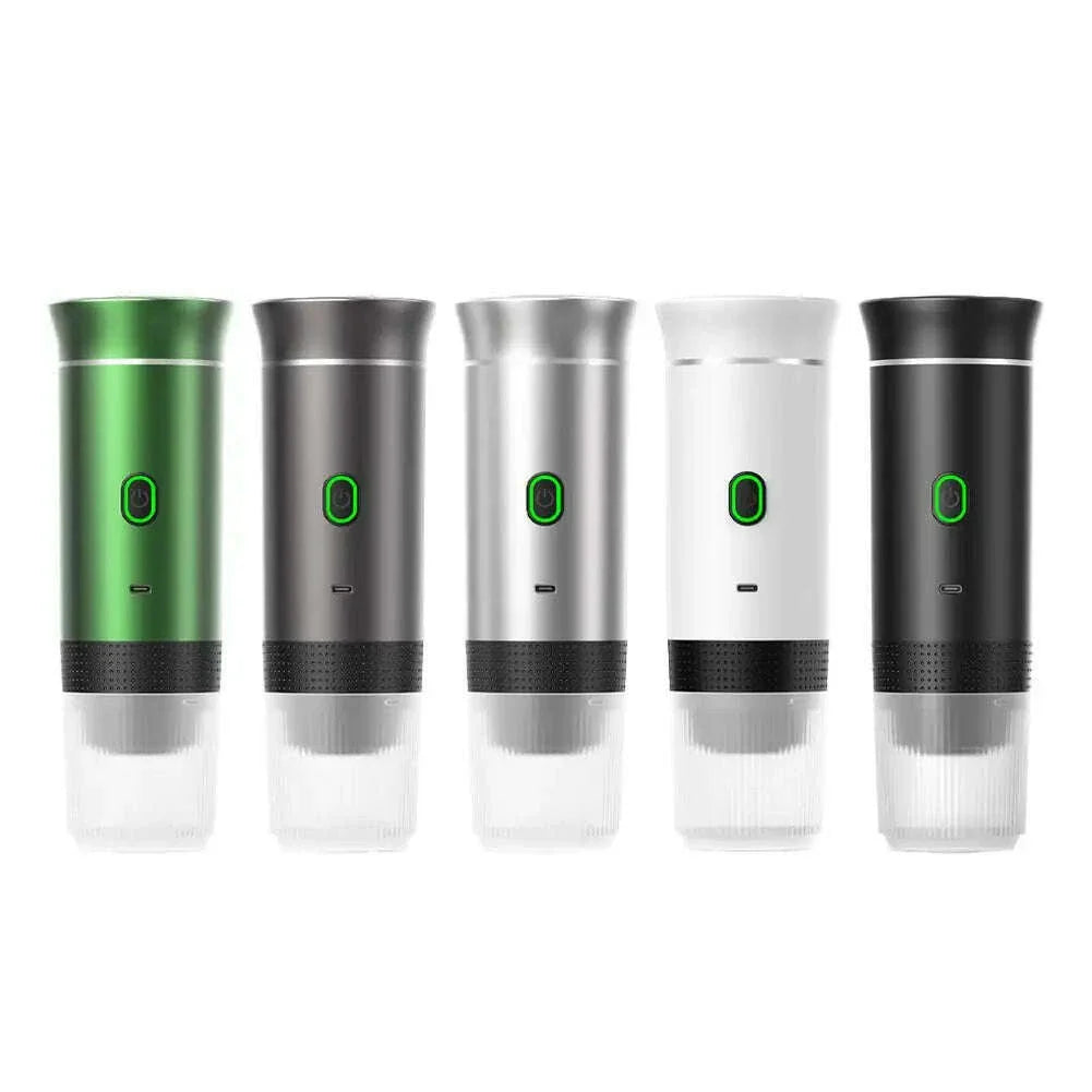 Electric Portable Coffee Machine Portable Italian Espresso Machine for Car & Home 3-in-1 Capsule Powder Travel Coffee Maker