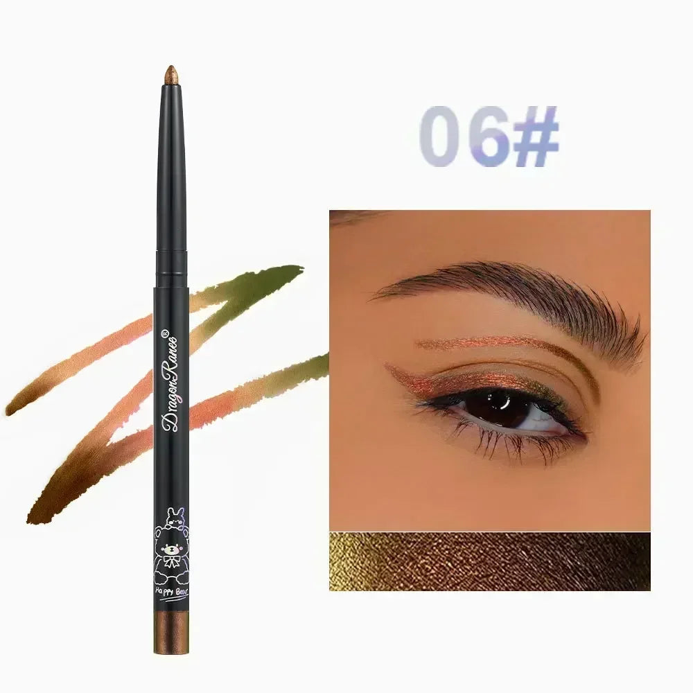 Glitter Aurora Eyeliner Pen Multi Chrome Eye Liner Lasting Shiny Metallic Eyeshadow Lying Silkworm Green Purple Makeup...