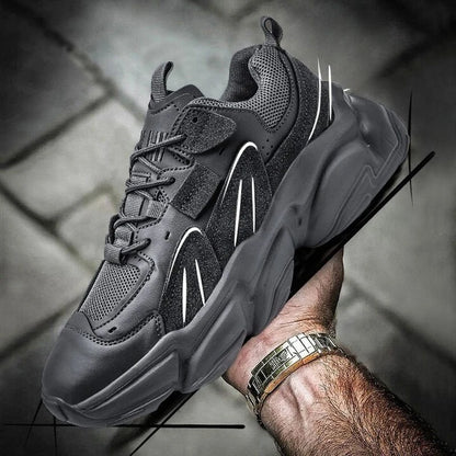 Luxury Men's Sneakers Designer Style High QualityLeather Casual Shoes Fashion Breathable Comfortable Tennis Sports Shoes for Men - Kimlud