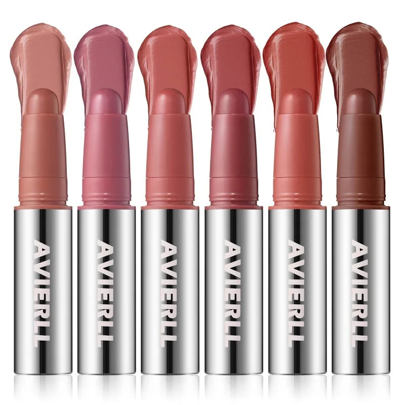 Smooth Matte Lipstick - Long-Lasting, Moisturizing, and Easy to Apply Lip Glaze with Rotating Pen Design - Perfect for Everyday