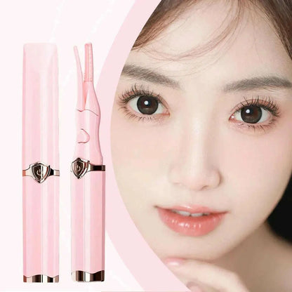 Electric Heated Eyelash Curler Natural Lasting Quick Heating Professional Temperature Curling Electric Clip Lash Heated Eye G2C1