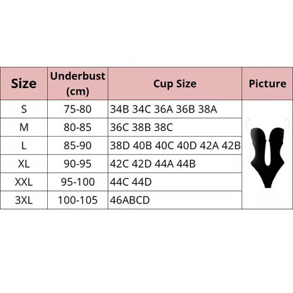 Women Body Shaper Bra Backless Bodysuits Thong Invisible Tummy Control Shapewear Girdle Sheath Slimming Underwear Push Up Corset