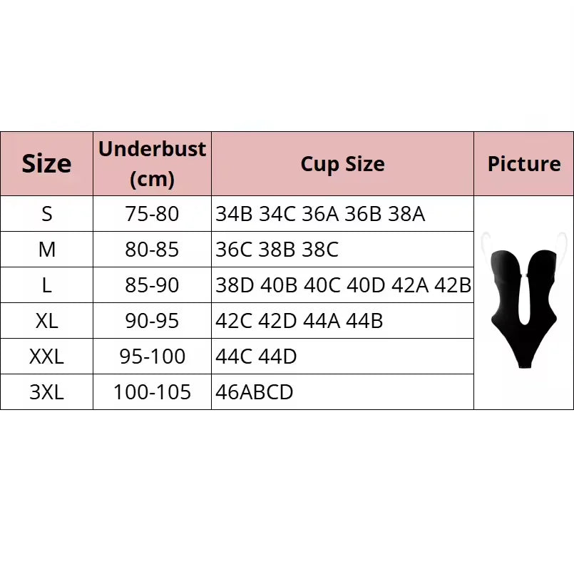Women Body Shaper Bra Backless Bodysuits Thong Invisible Tummy Control Shapewear Girdle Sheath Slimming Underwear Push Up Corset
