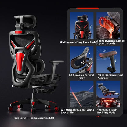 Comfortable Furniture Height Office ChairTourist Chair for Desk  With Massage Pink Adjustable Desk Gaming Pulley Playseat Kanu