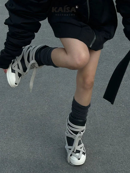Size 35-46 High Quality Sneakers Platform Corss Tied Men's Casual Boot Shoes Women Sneakers Designed Causal Flats Ankle Botas