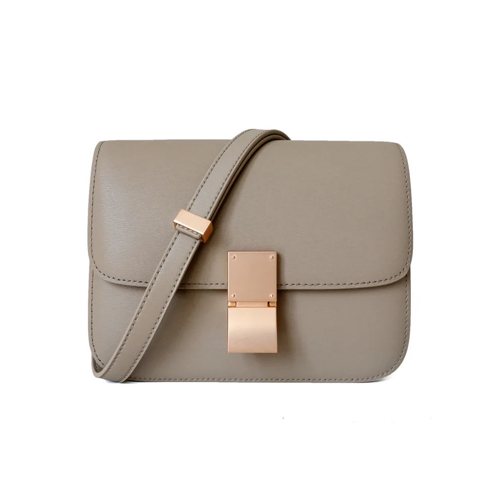 UBELLIN Large Women Handbag Bag Single Flap Lock Fashion Interior Compartment Solid Luxury Shoulder Bags Handbags 2024 - Kimlud