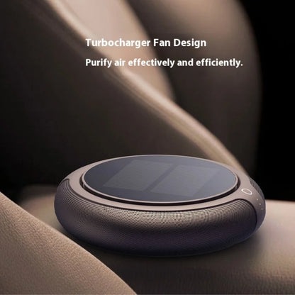 Car Air Purifier Solar Powered Aroma Diffuser Air Freshener for Vehicle Home Desk Electric Gadgets with Filter