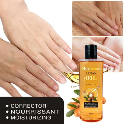 Moroccan Argan Oil Body Moisturizing Skin Care Massage Softening Hair - Kimlud