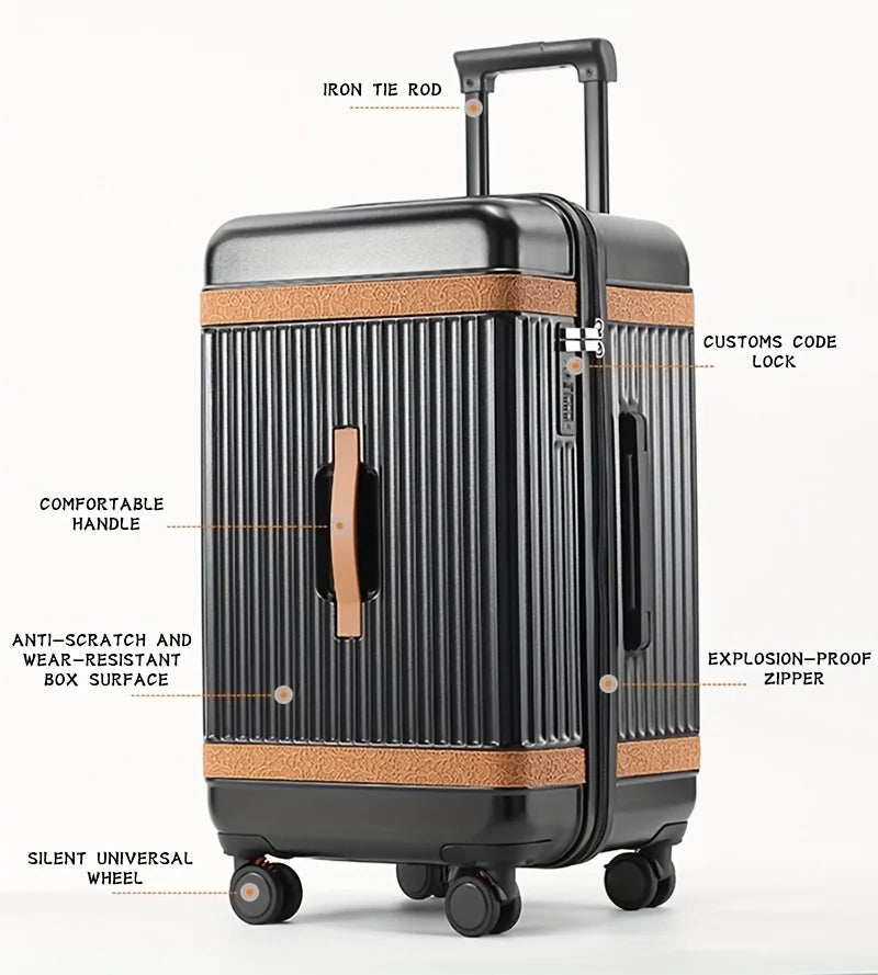 Heavy-Duty Large Capacity Suitcase with TSA Lock PC+ABS Hardshell Luggage,360° Silent Wheels Adjustable Handle,USB...