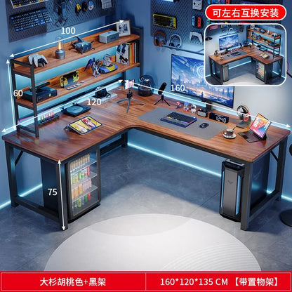 Study Storage Computer Desks Gaming Reading Pc Ergonomic Table Keyboard Notebook Accessories Mesas De Computador Home Furniture - Kimlud